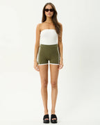 Blaze - Knit Short - Deep Olive by Afends - view 2