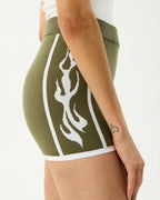 Blaze - Knit Short - Deep Olive by Afends - view 6