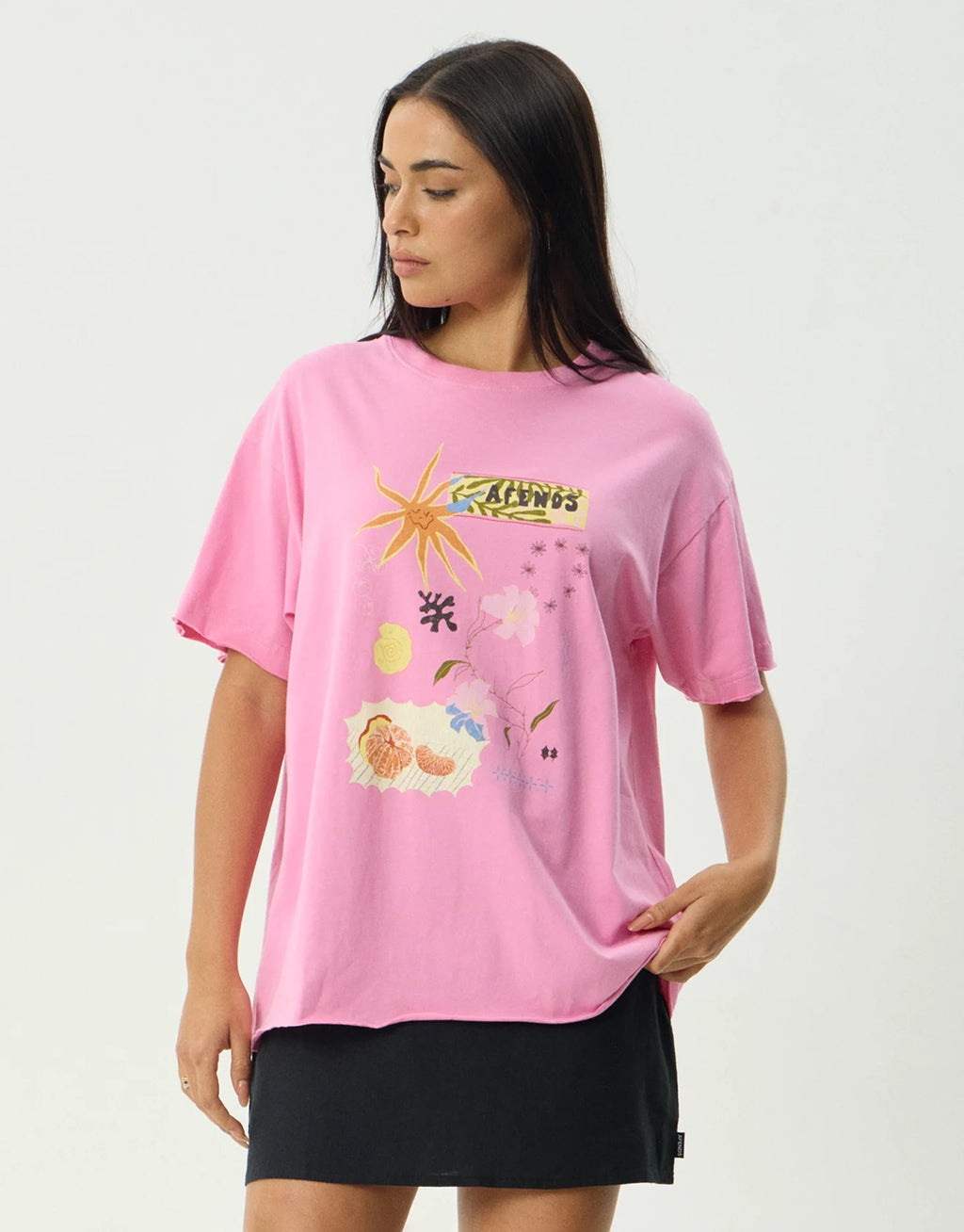Amalfi Oversized T-Shirt - Pink