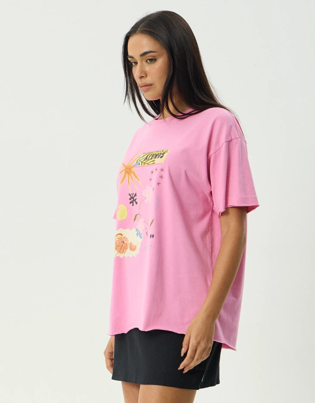 Amalfi Oversized T-Shirt - Pink