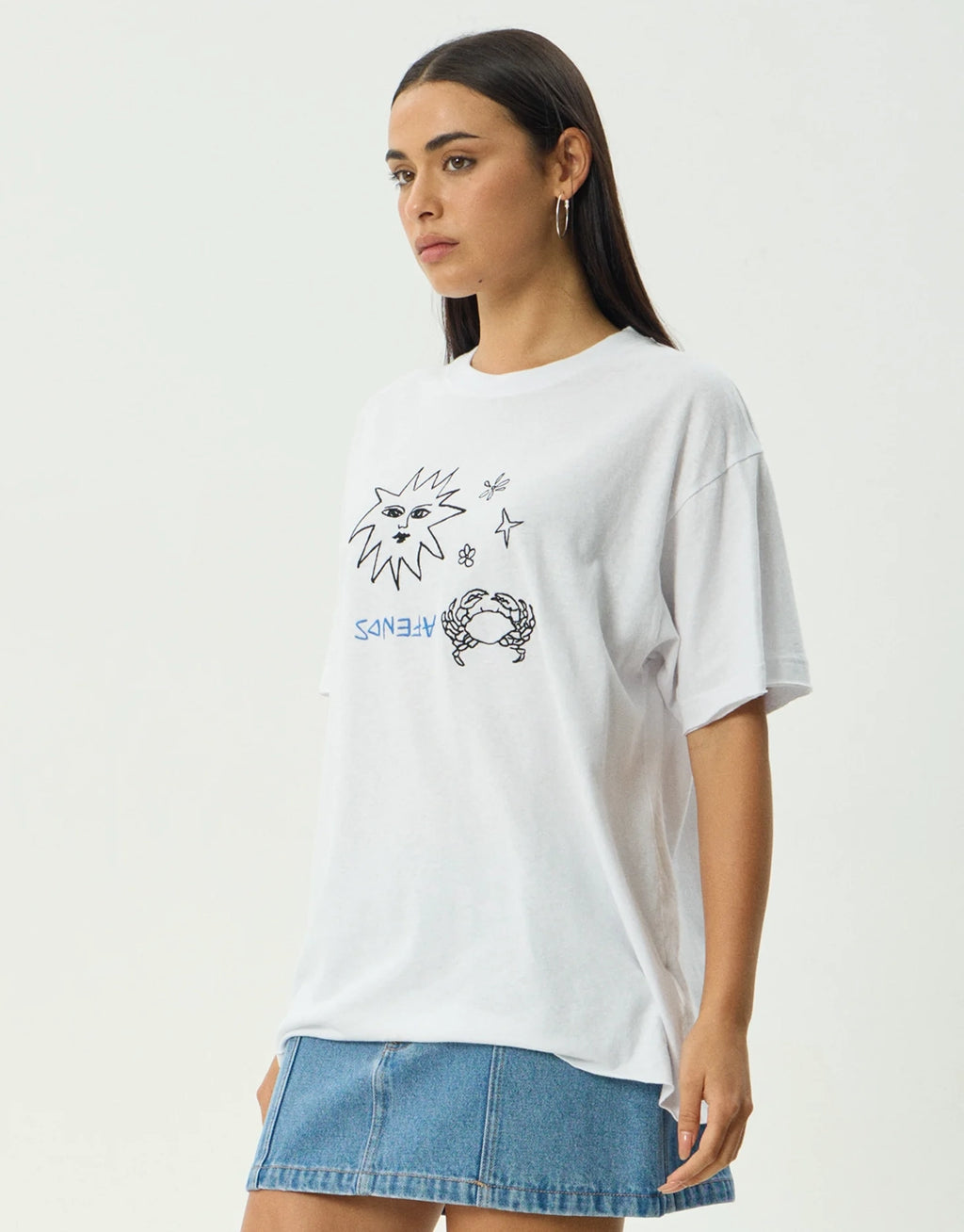 Sunbake Oversized T-Shirt - White