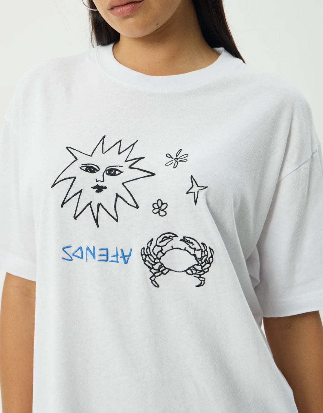 Sunbake Oversized T-Shirt - White
