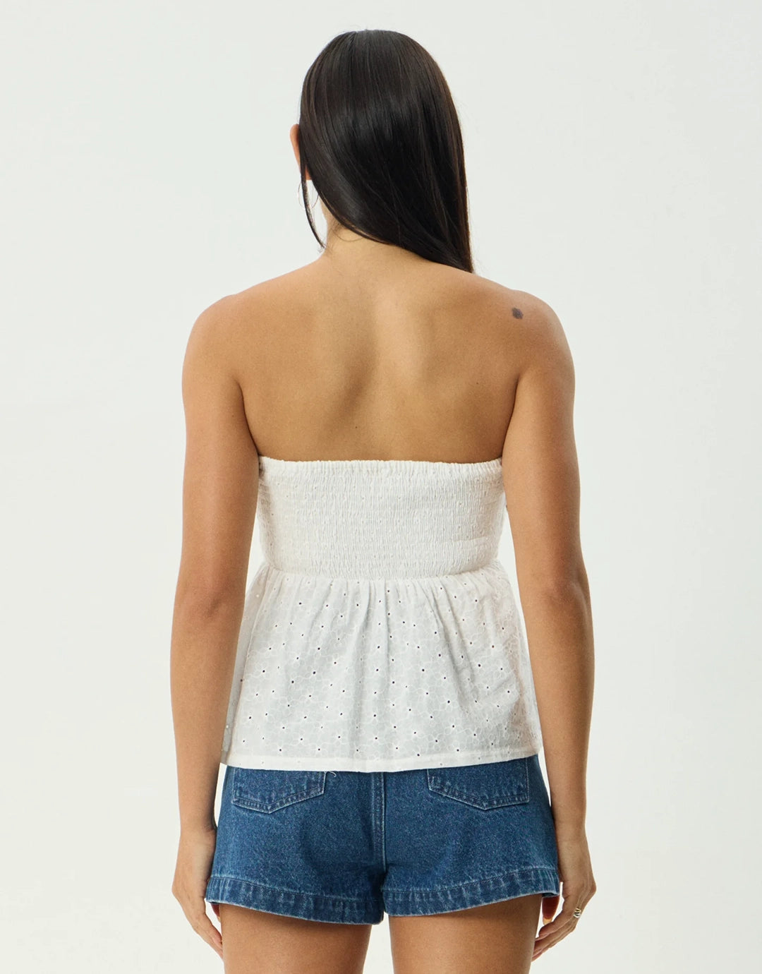 Kindred Strapless Top - White