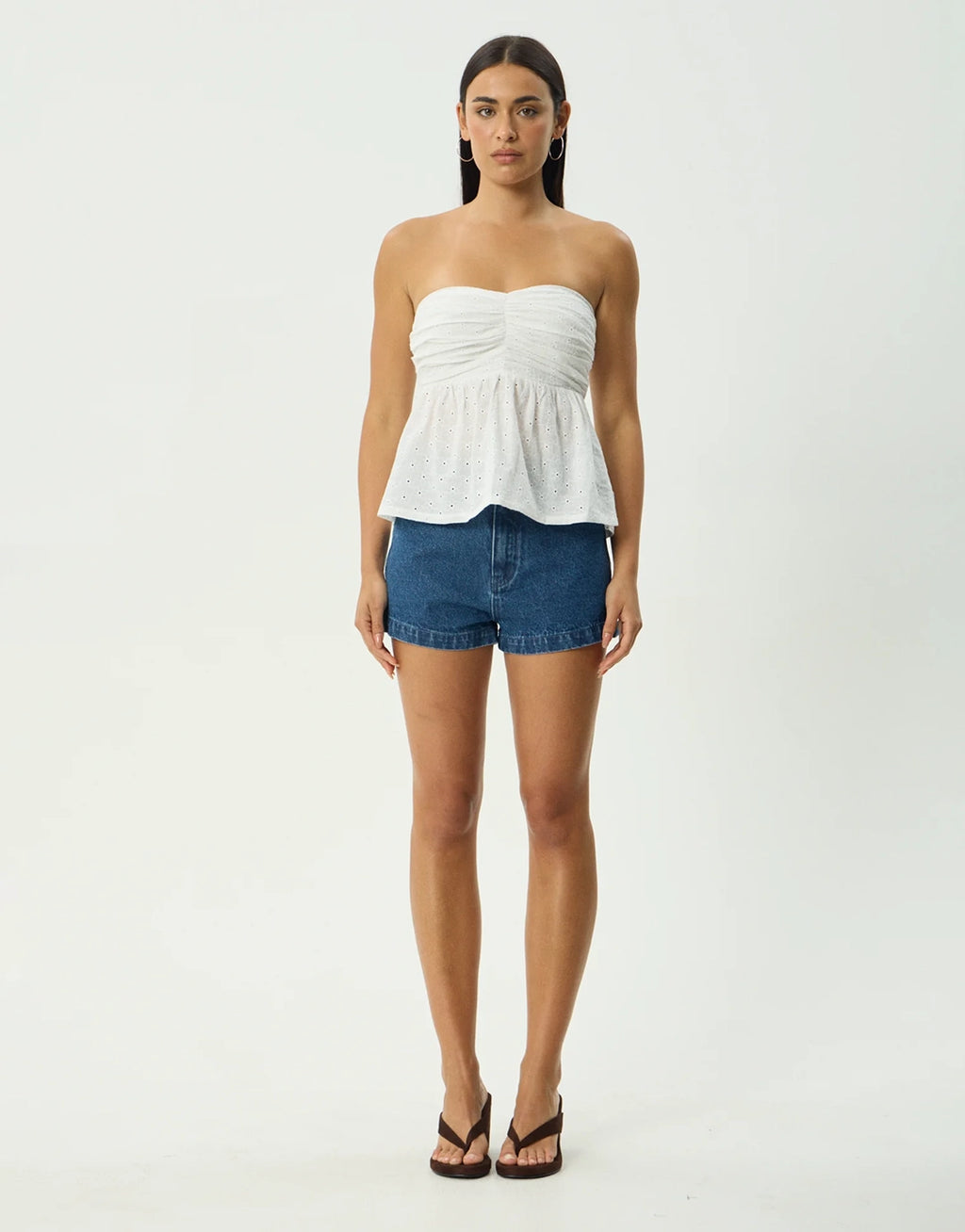Kindred Strapless Top - White