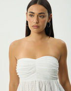 Kindred Strapless Top - White by Afends - view 7