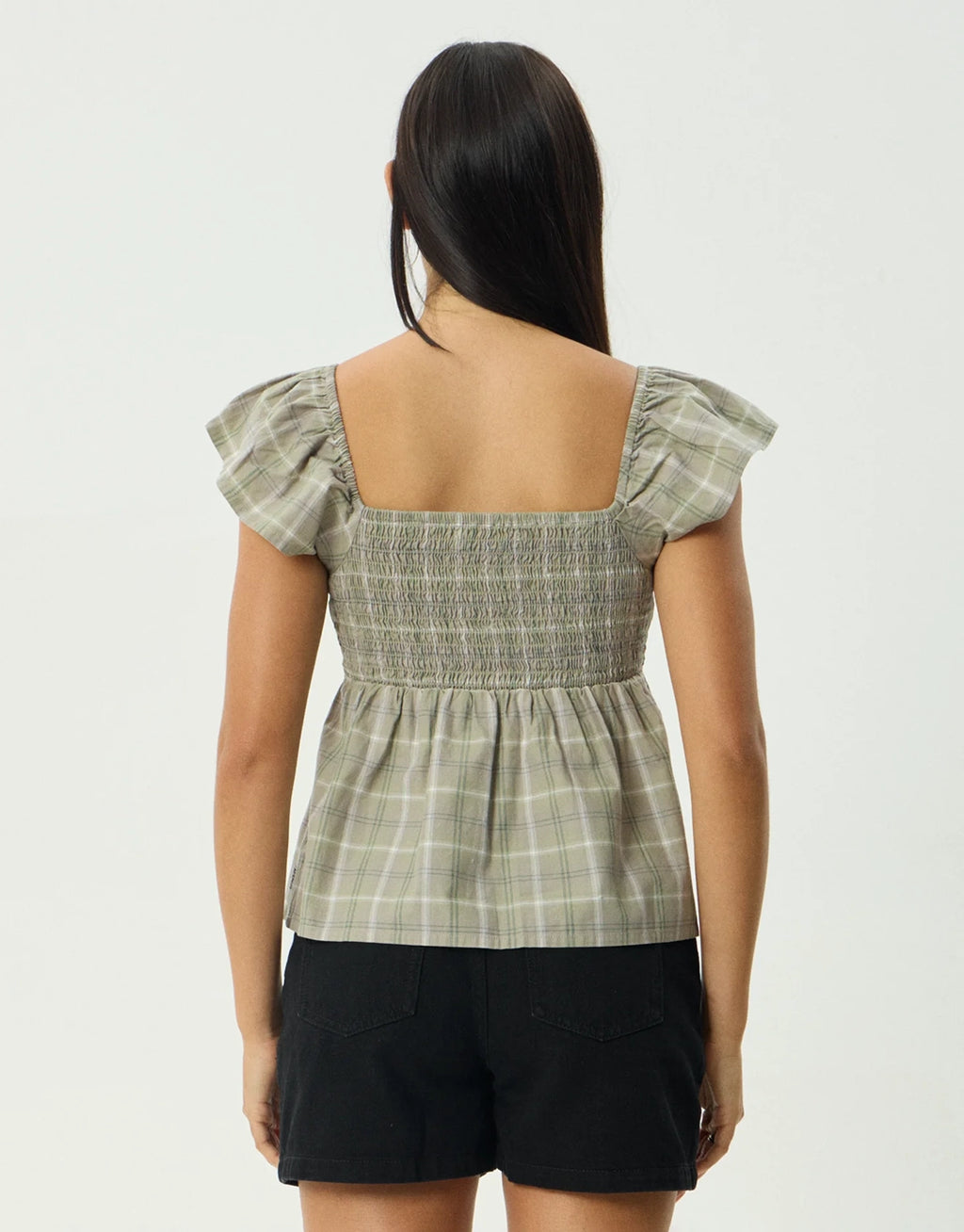 Scout Check Top - Olive Check