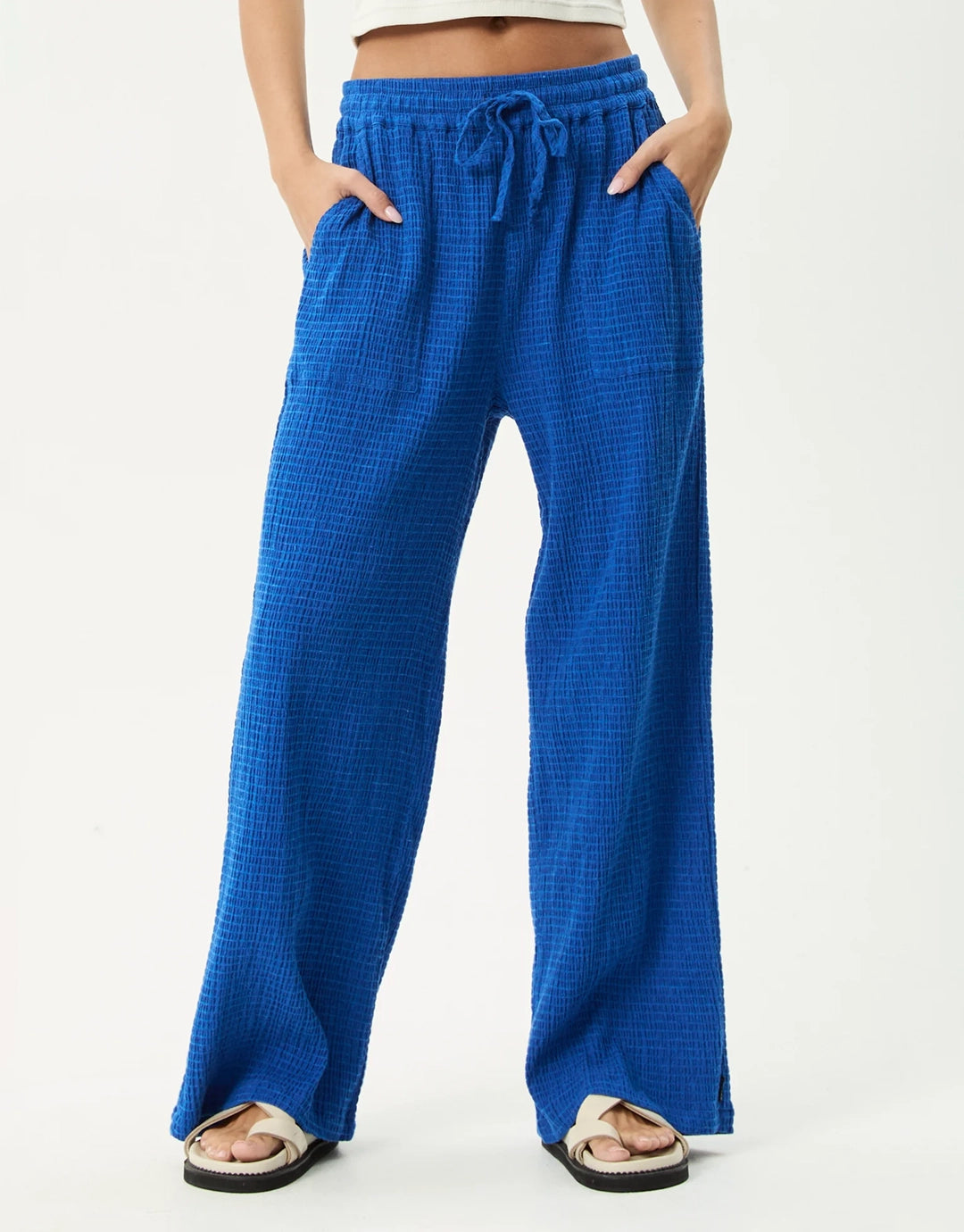 Marina Seersucker Pant - Marina