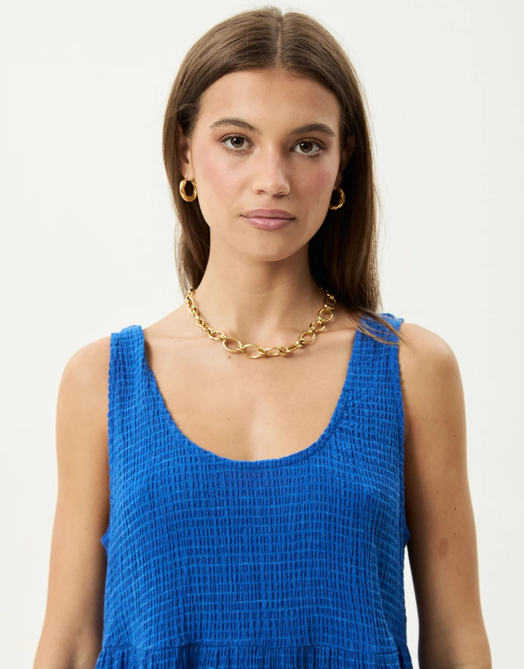 Marina Jesse Seersucker Mini Dress - Marina