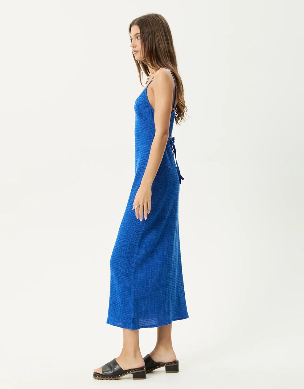 Marina Rumi Seersucker Maxi Dress - Marina