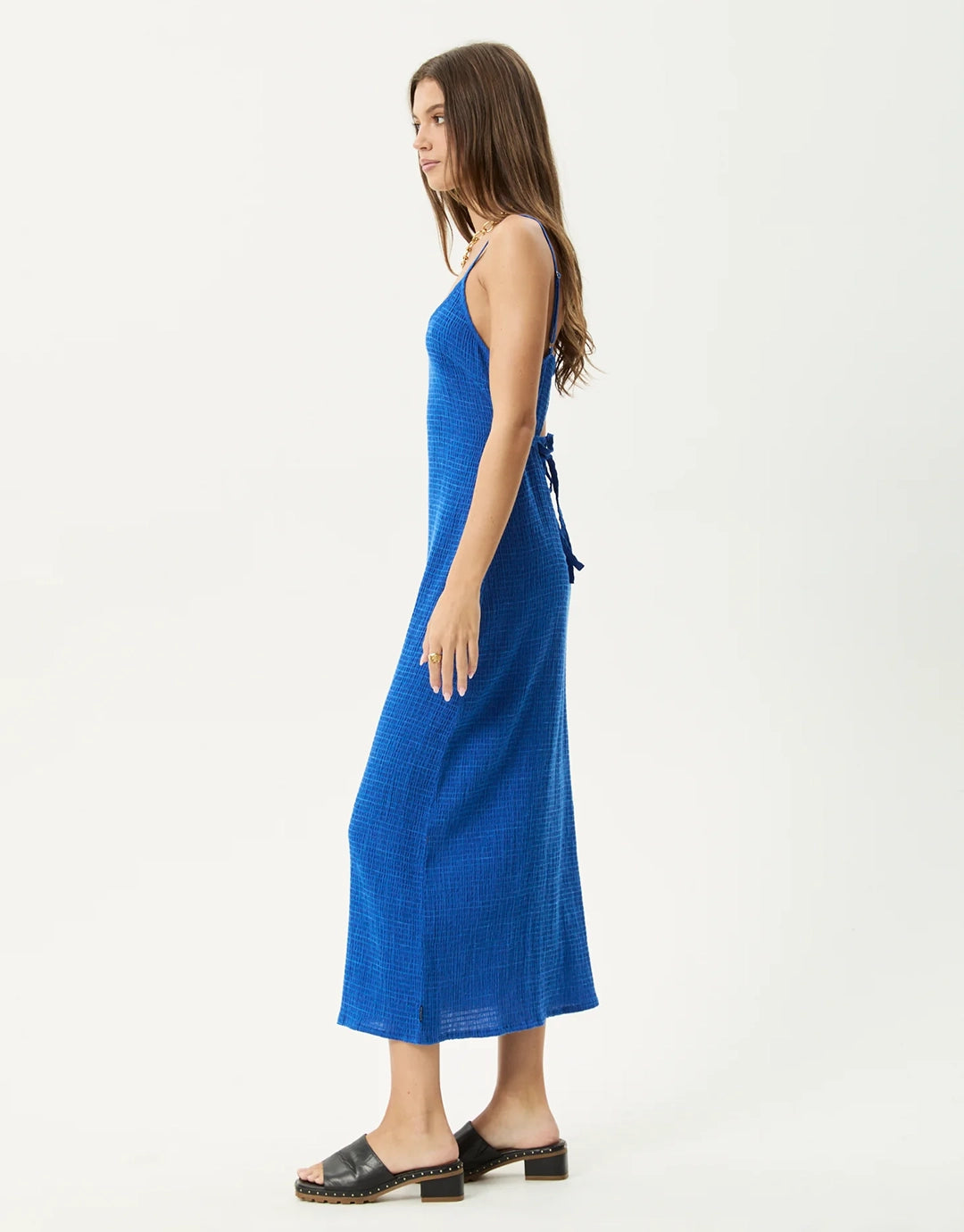 Marina Rumi Seersucker Maxi Dress - Marina