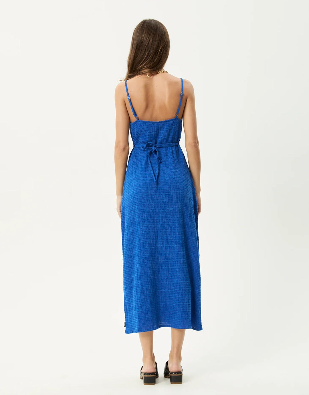 Marina Rumi Seersucker Maxi Dress - Marina