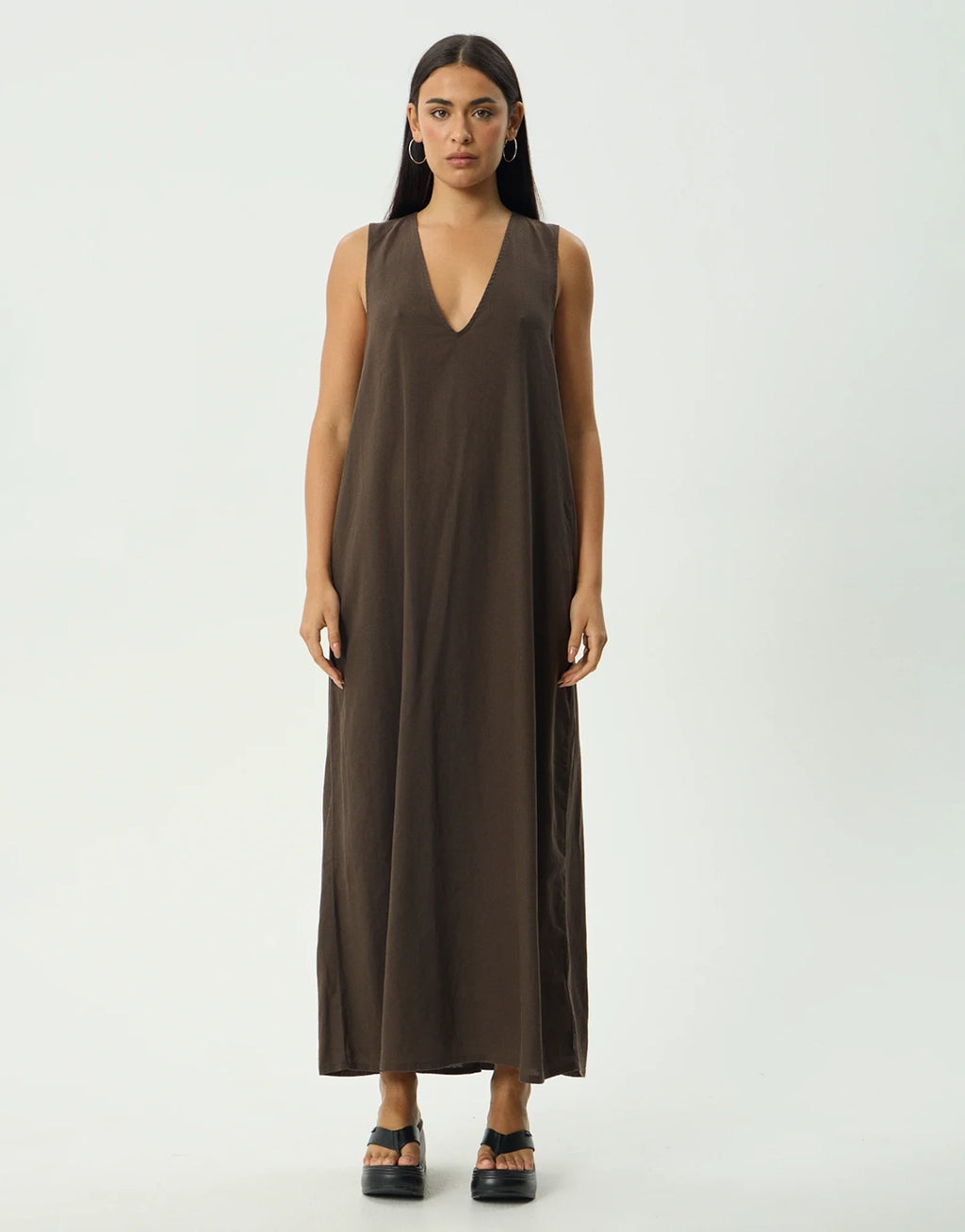 Lilo Maxi Dress - Coffee