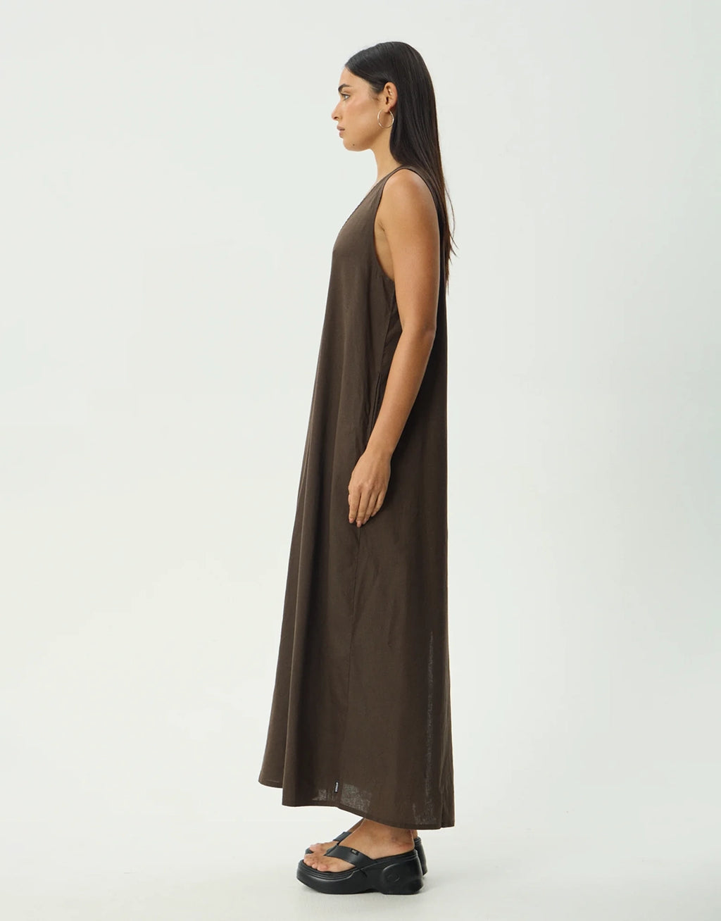 Lilo Maxi Dress - Coffee