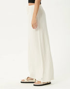 Focus Seersucker Maxi Skirt - Off White by Afends - view 9