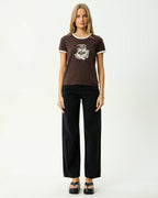 Wonders - Ringer T-Shirt - Coffee by Afends