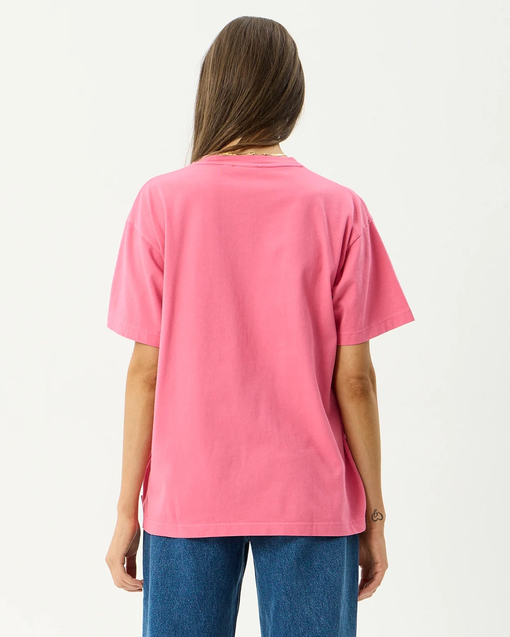 Sea Siren - Oversized T-Shirt - Washed Raspberry by Afends - view 5