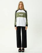 Dirts - Long Sleeve T-Shirt - Deep Olive by Afends - view 2