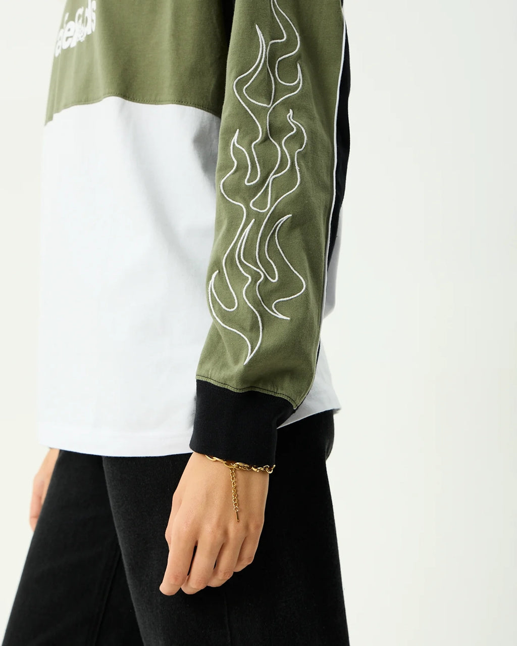 Dirts - Long Sleeve T-Shirt - Deep Olive by Afends - view 8