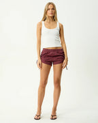 Ledger - Short - Burgundy Stripe by Afends - view 2