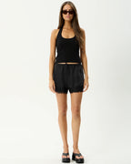 Sinclair - Cupro Short - Black by Afends - view 5