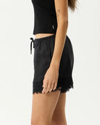 Sinclair - Cupro Short - Black by Afends - view 6