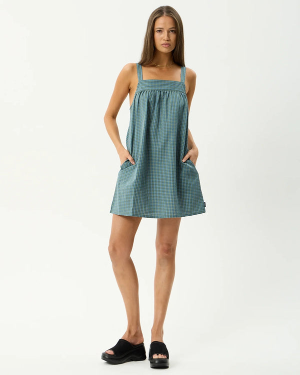 Voyager - Mini Dress - Deep Olive Voyager by Afends