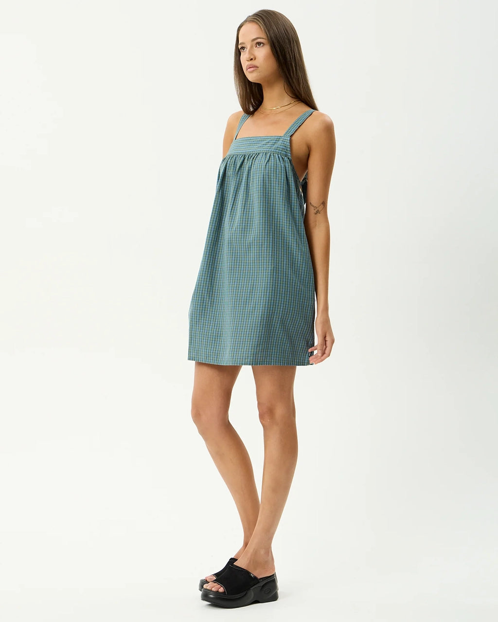 Voyager - Mini Dress - Deep Olive Voyager by Afends - view 3