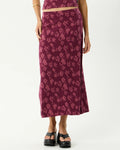 Marin - Midi Skirt - Port by Afends