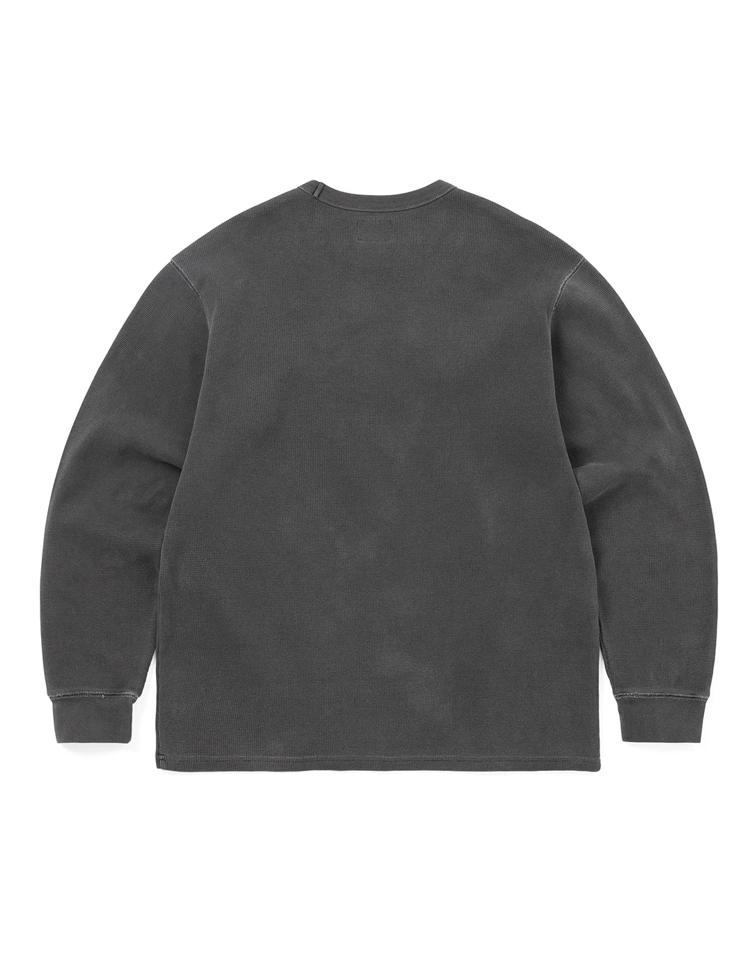 Waffle Long Sleeve T-Shirt - Charcoal