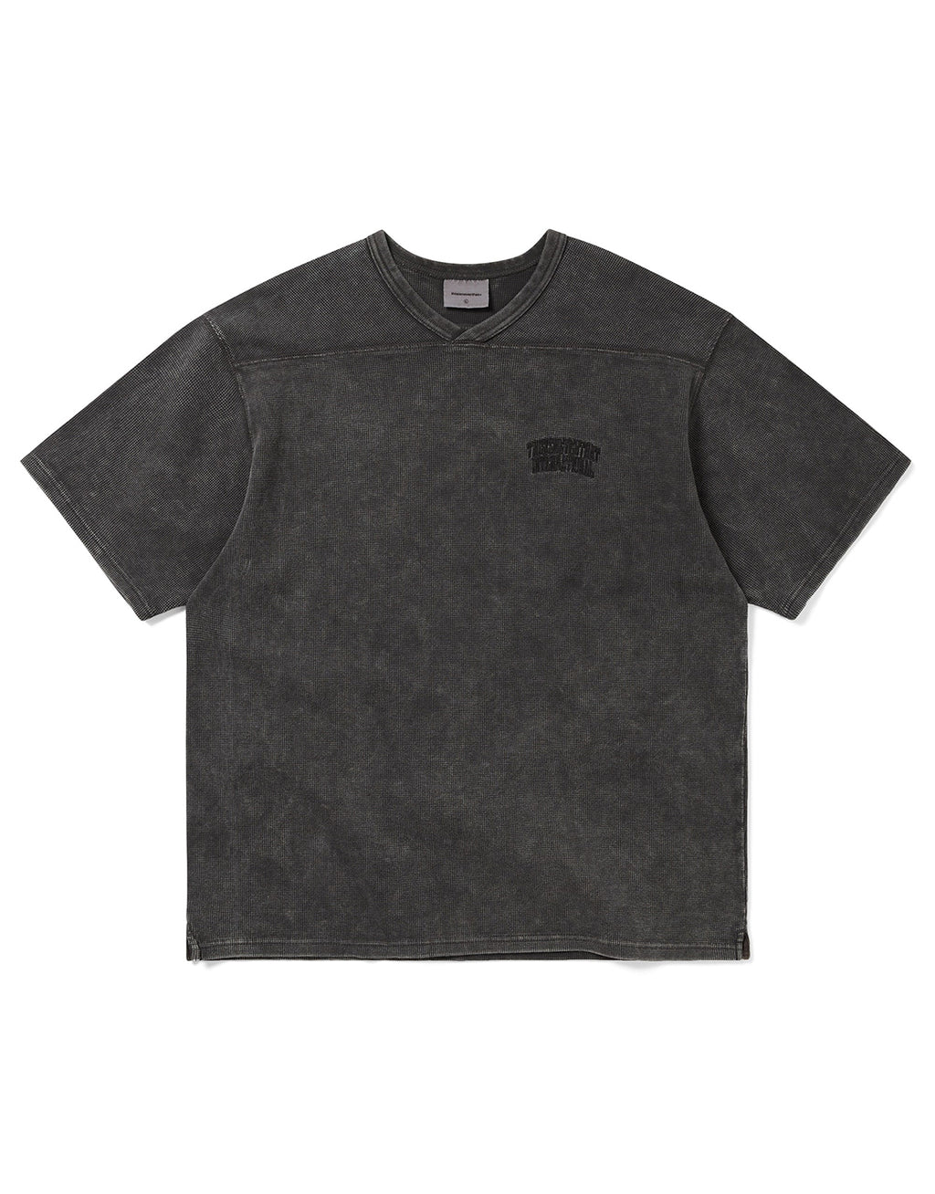 Waffle Rugby Tee - Charcoal