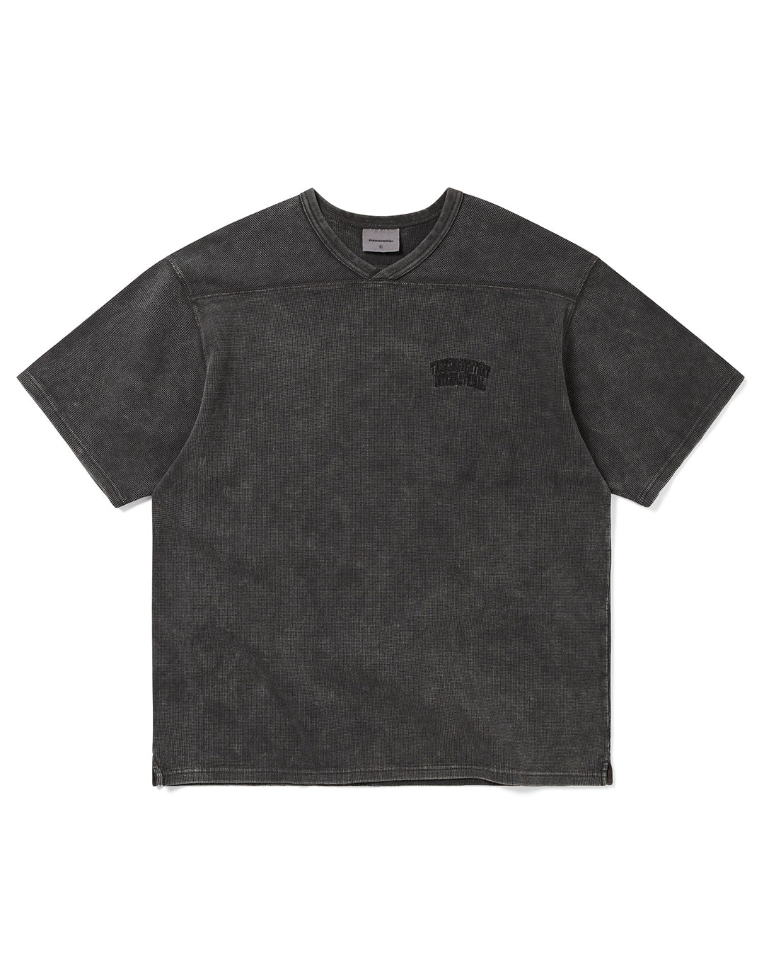 Waffle Rugby Tee - Charcoal