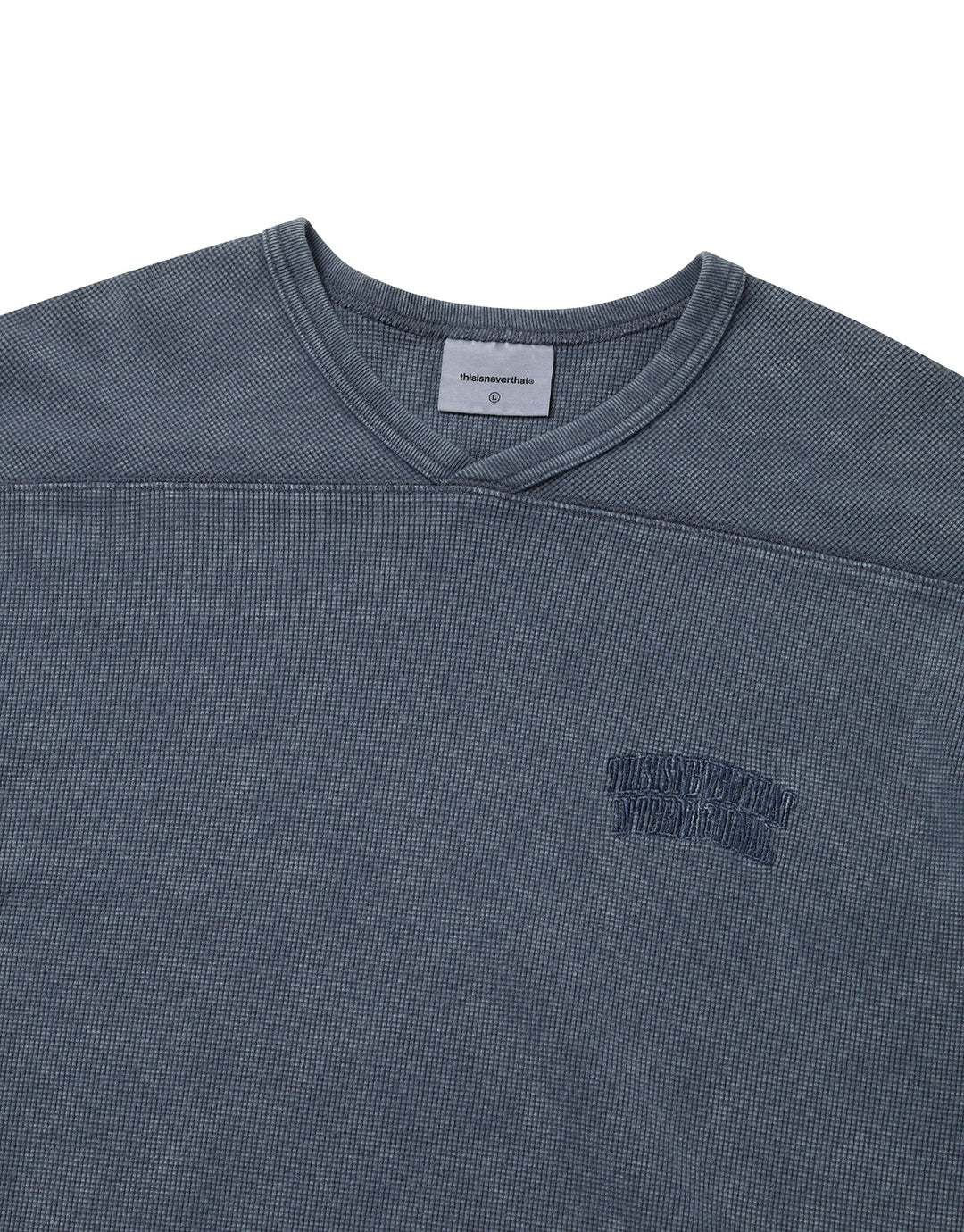 Waffle Rugby Tee - Deep Water