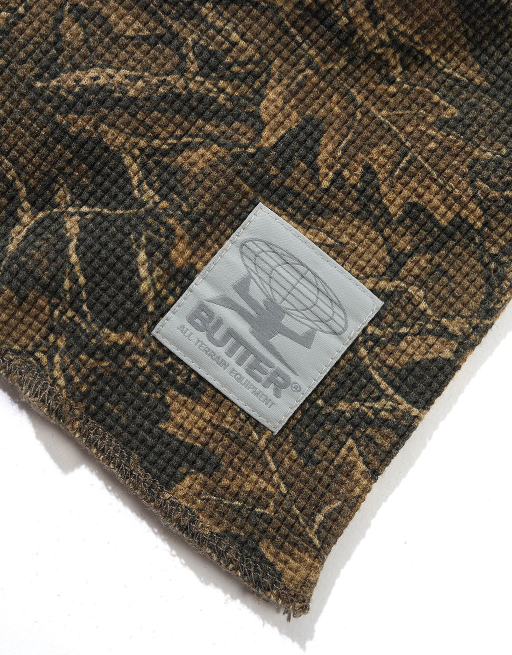 Waffle Long Sleeve Top - Forest Camo by Butter Goods - view 3
