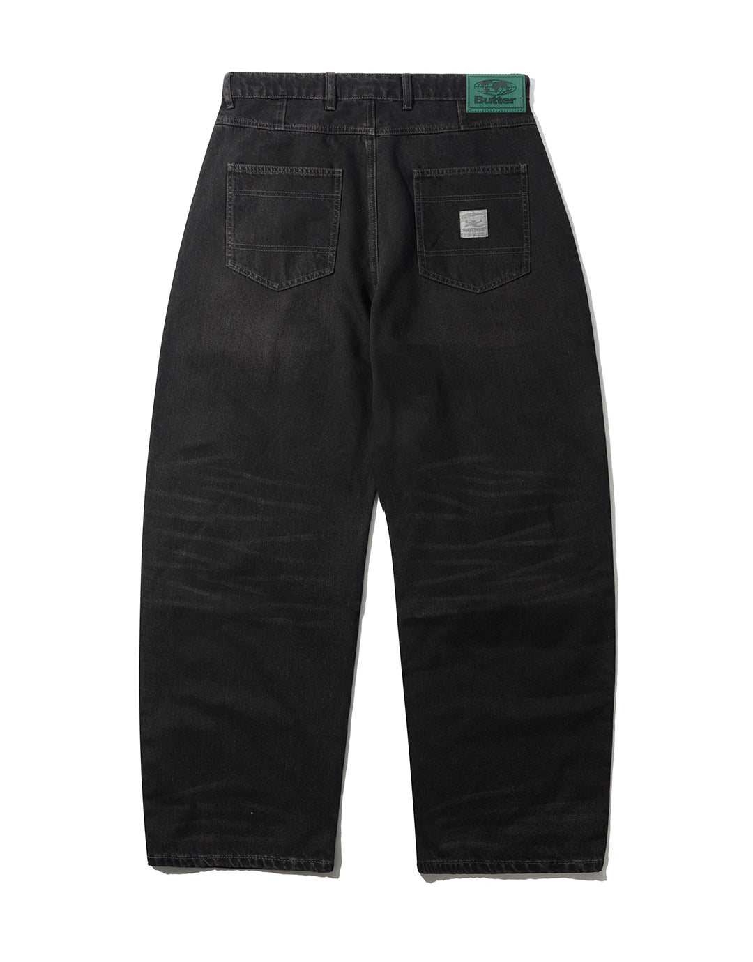 Wide Cut Denim Jeans - Tinted Black by Butter Goods - view 2