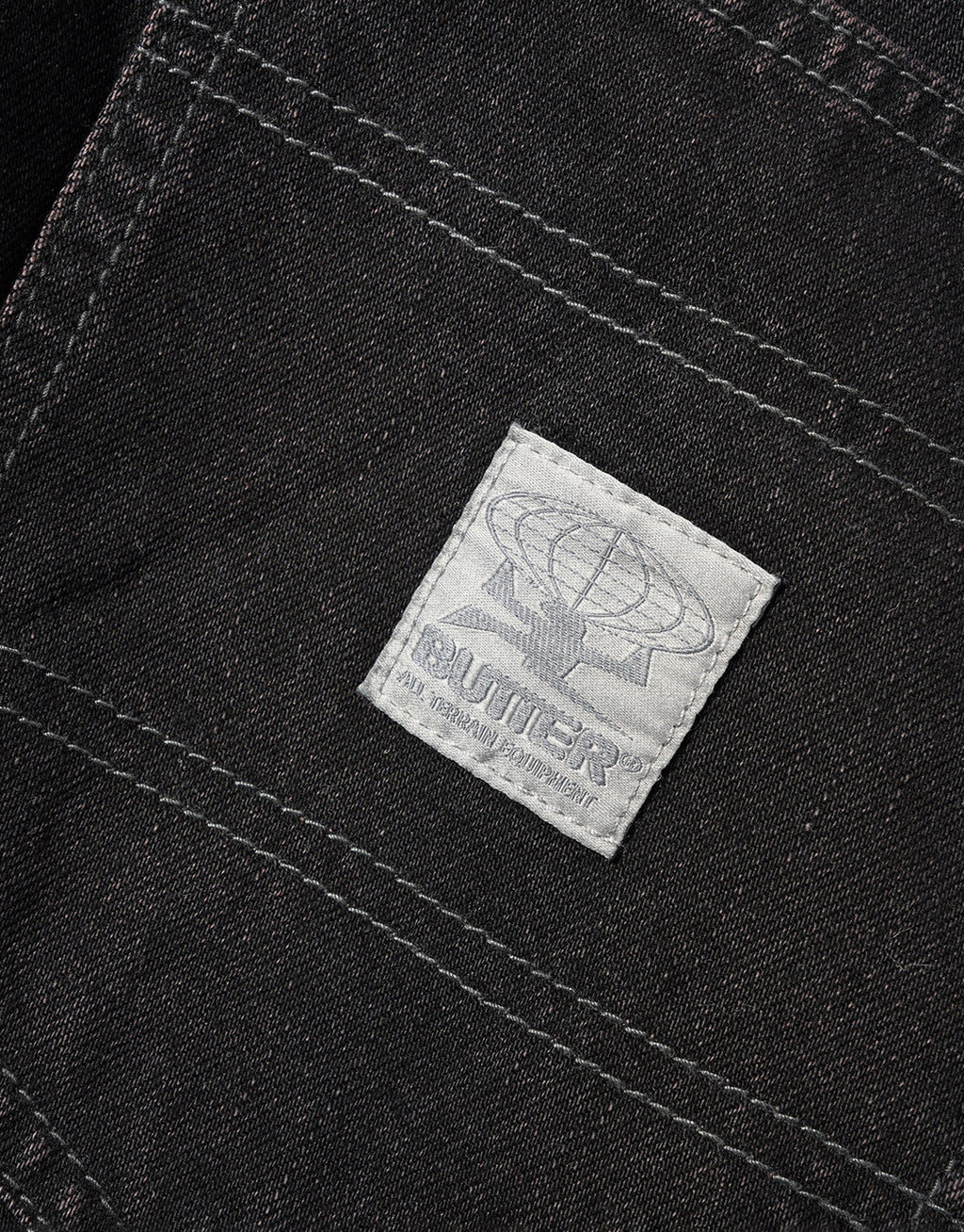 Wide Cut Denim Jeans - Tinted Black by Butter Goods - view 5