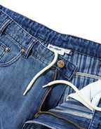 Wide Cut Denim Jeans - Vertical Stripe by Butter Goods - view 8