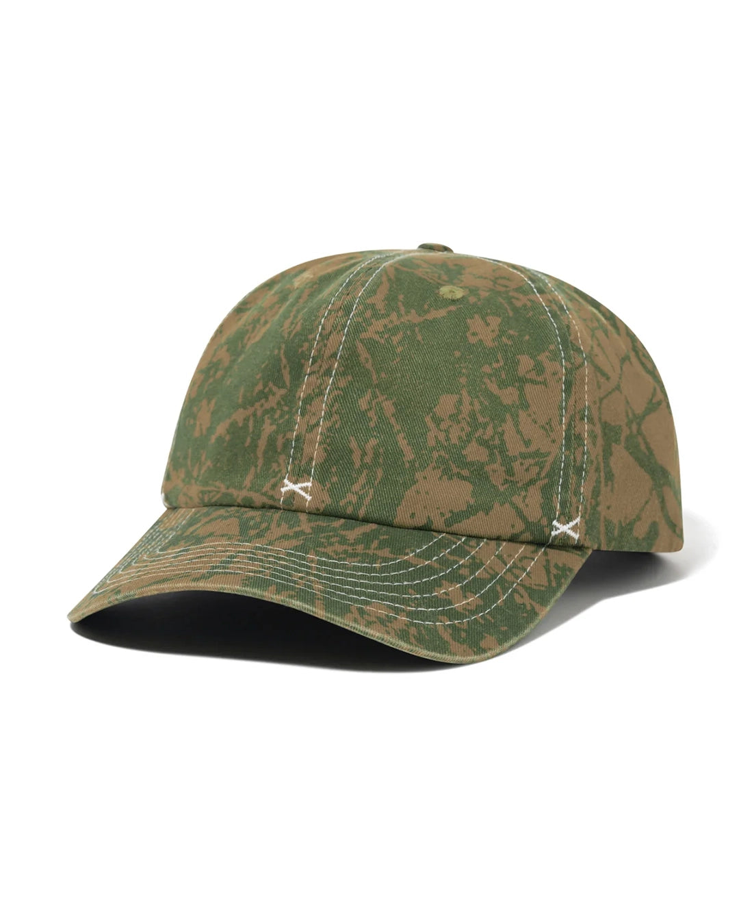 Woods Camo 6 Panel Cap - Sage