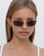 Yuki Sunglasses - Coffee by Lu Goldie - view 6