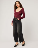 Gigi Barrel Denim Jeans by Rollas - view 4