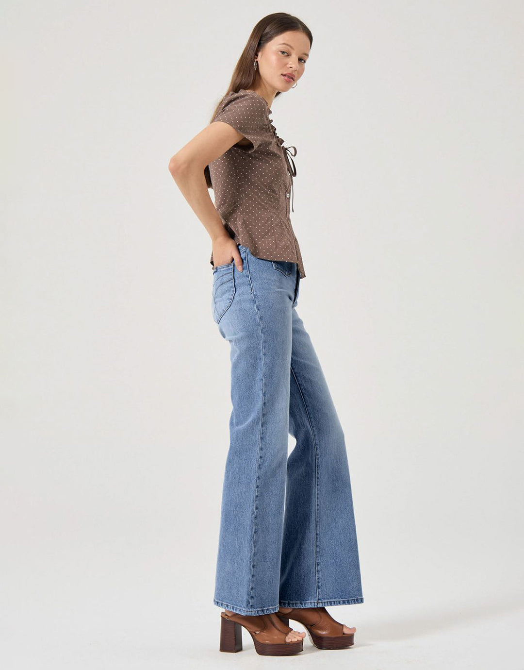 Stella Eastcoast Flare Denim Jeans - Dakota Blue