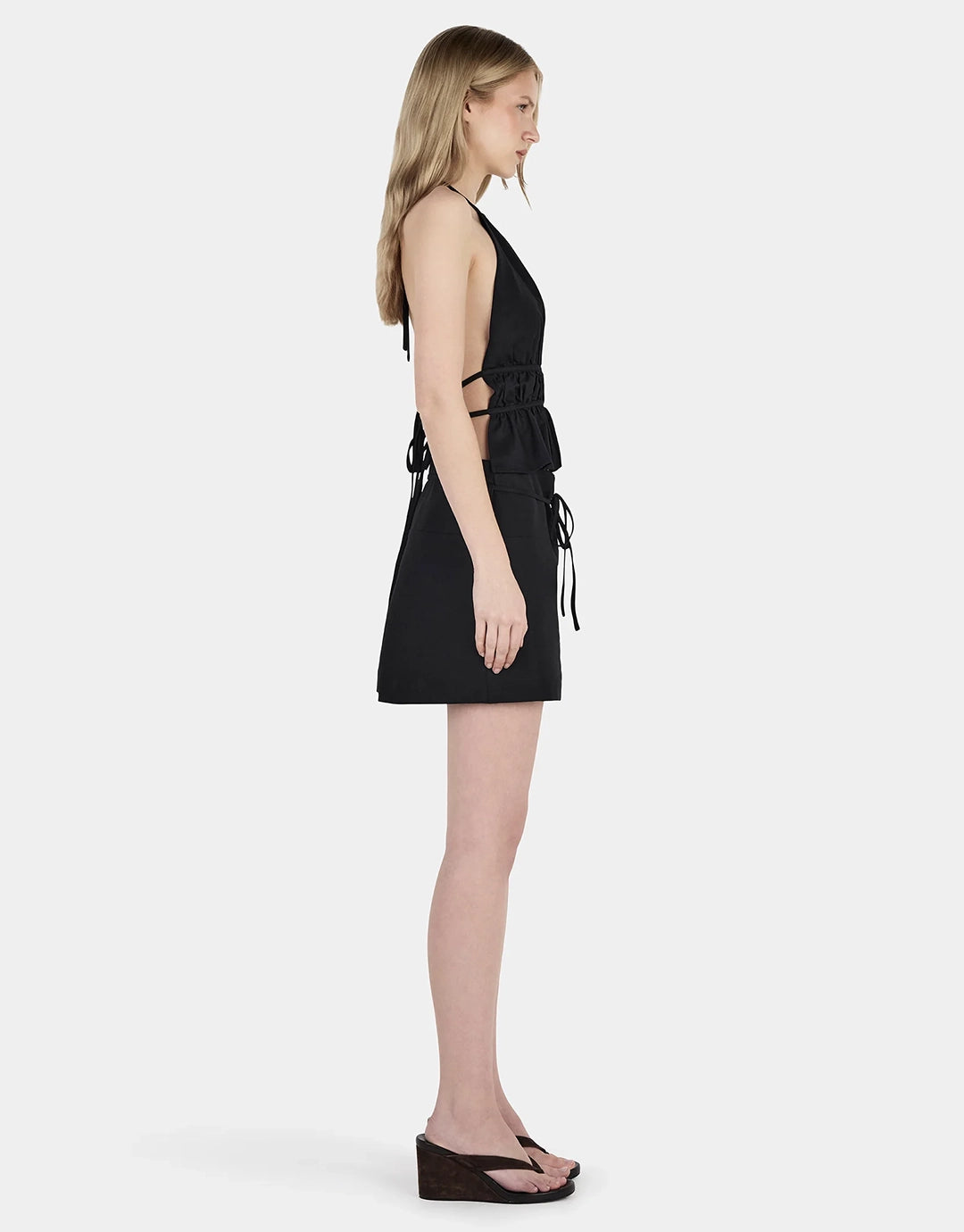 Zuri Halter Top - Black by Ownley - view 4