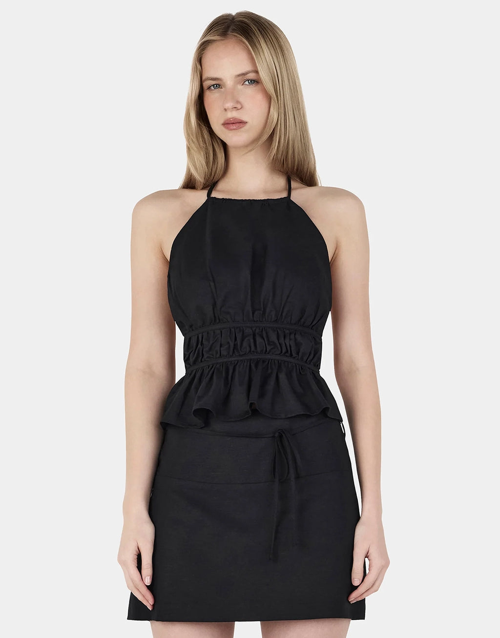 Zuri Halter Top - Black by Ownley