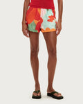 Cotton Silk Short - Red Floral by Zulu and Zephyr