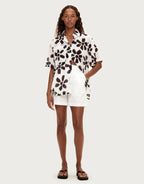 Cotton Shirt - Chocolate Flower by Zulu and Zephyr - view 7