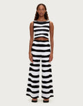Textured Knit Tank - Black Stripe by Zulu and Zephyr