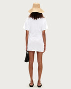 T-Shirt Knit Dress - White by Zulu and Zephyr - view 6