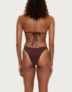 Towelling Curve Brief - Chocolate by Zulu and Zephyr - view 2