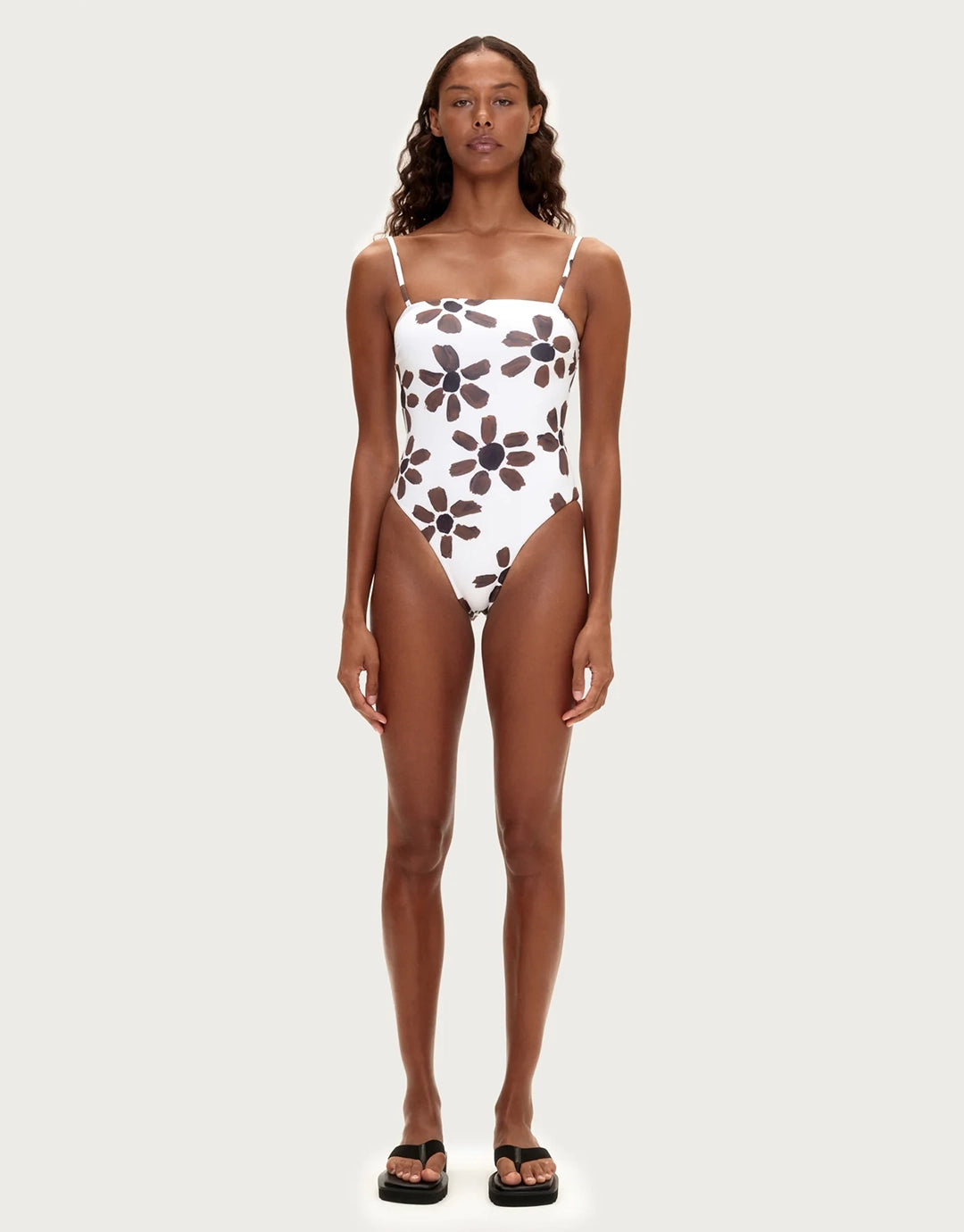 Zulu and Zephyr One Piece - Chocolate Flower | Wally NZ
