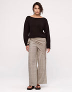 Cotton Lattice Knit Top - Black by Zulu and Zephyr - view 5