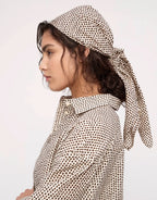 Cotton Silk Scarf - Natural Spot by Zulu and Zephyr - view 3